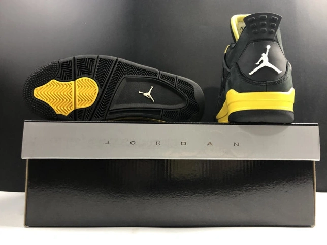 Cheap TBkick Air 4 Jordan Retro Thunder 308497-008 0810